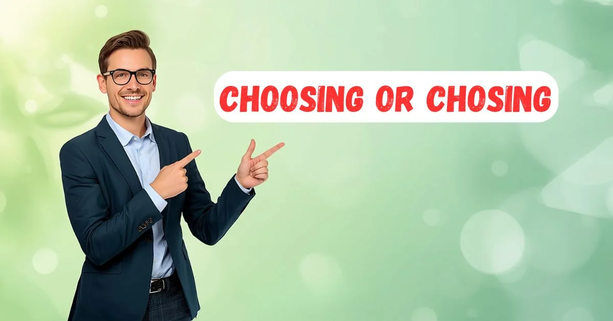 Choosing or Chosing