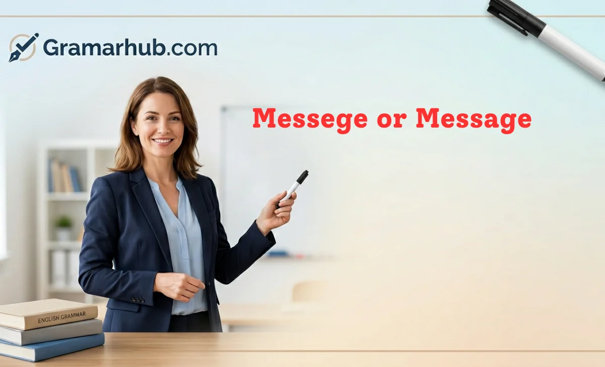 Messege or Message