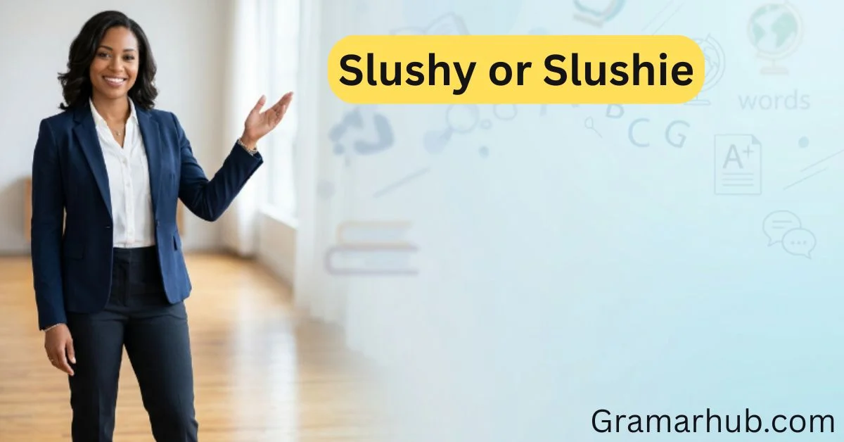 Slushy or Slushie