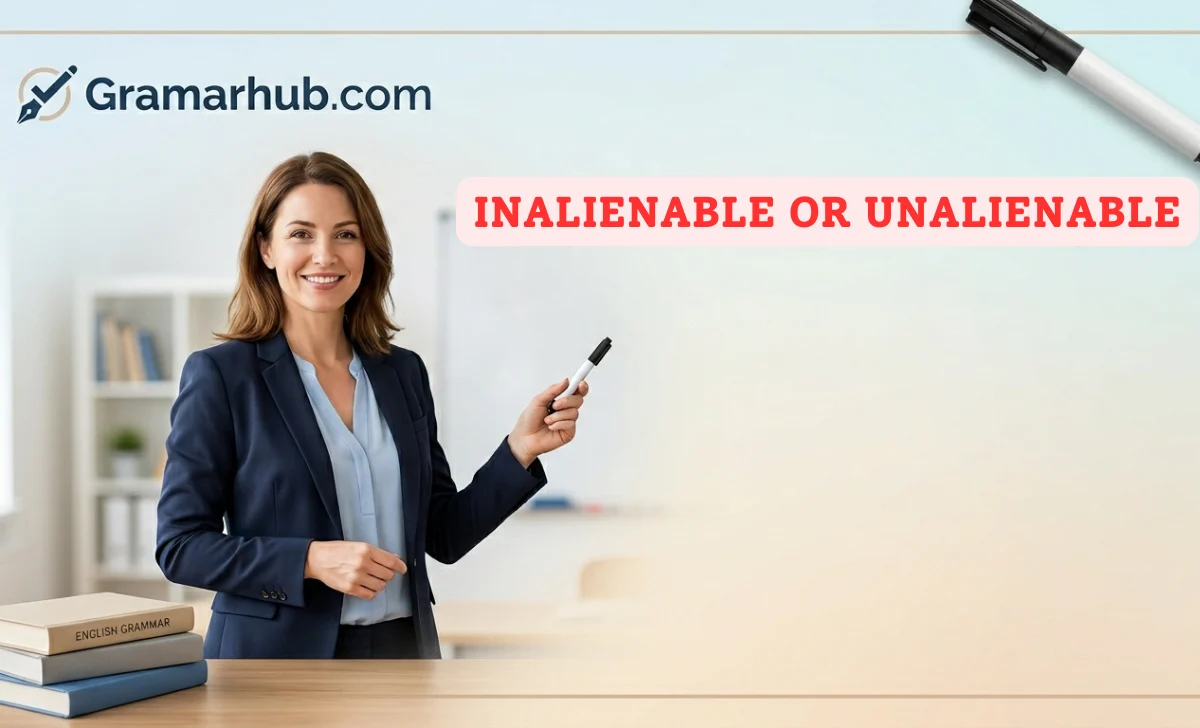 Inalienable or Unalienable