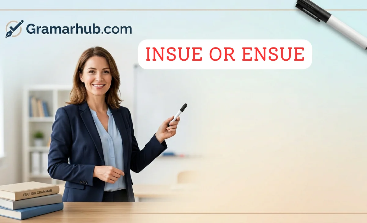Insue or Ensue