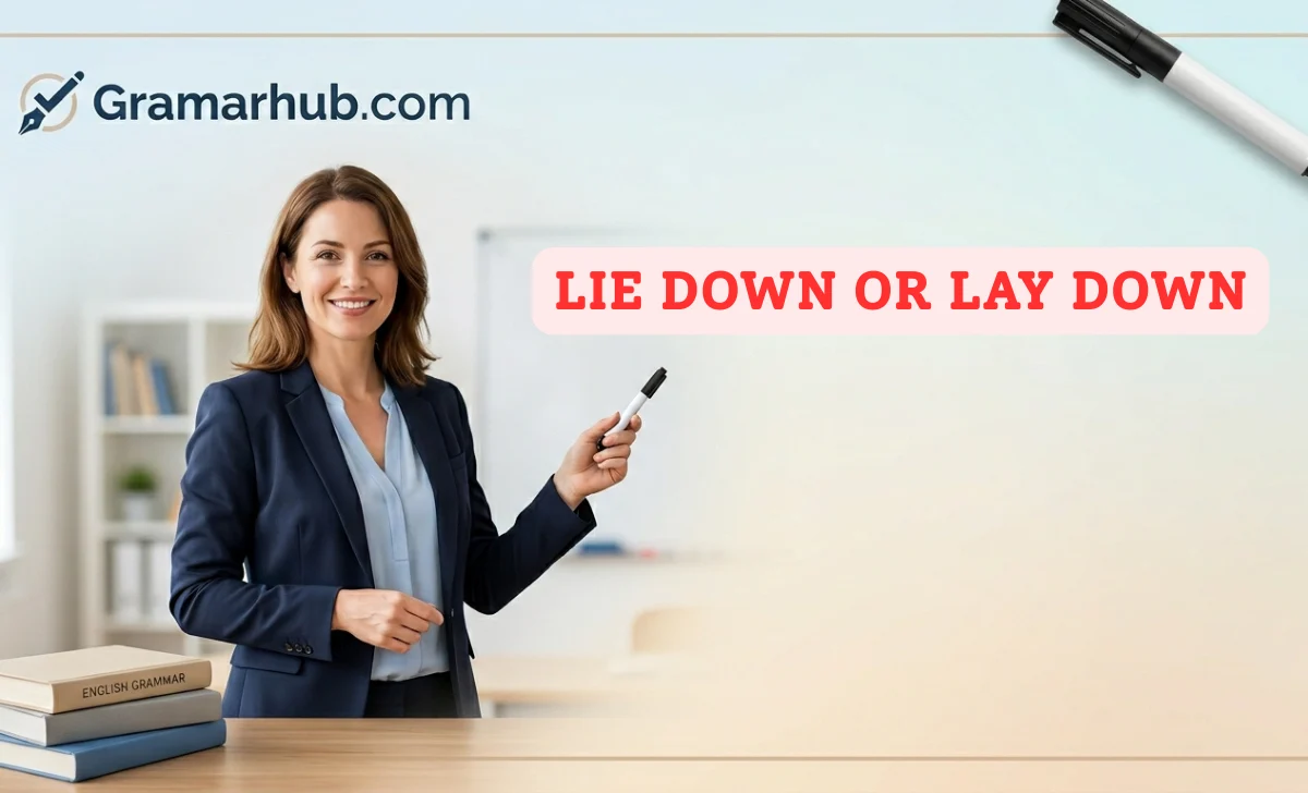 Lie Down or Lay Down