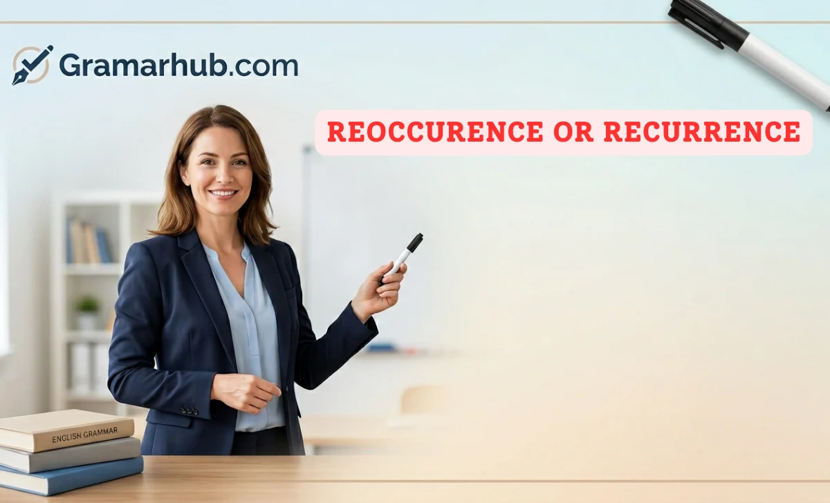Reoccurence or Recurrence