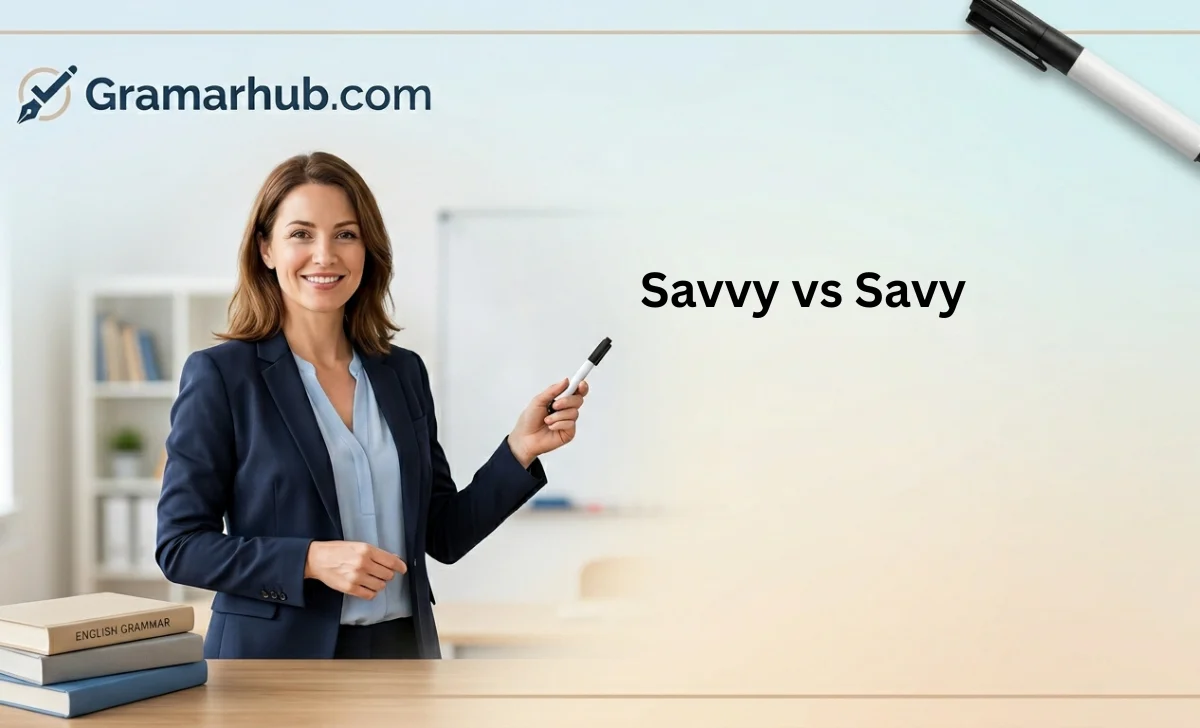 savvy vs savy