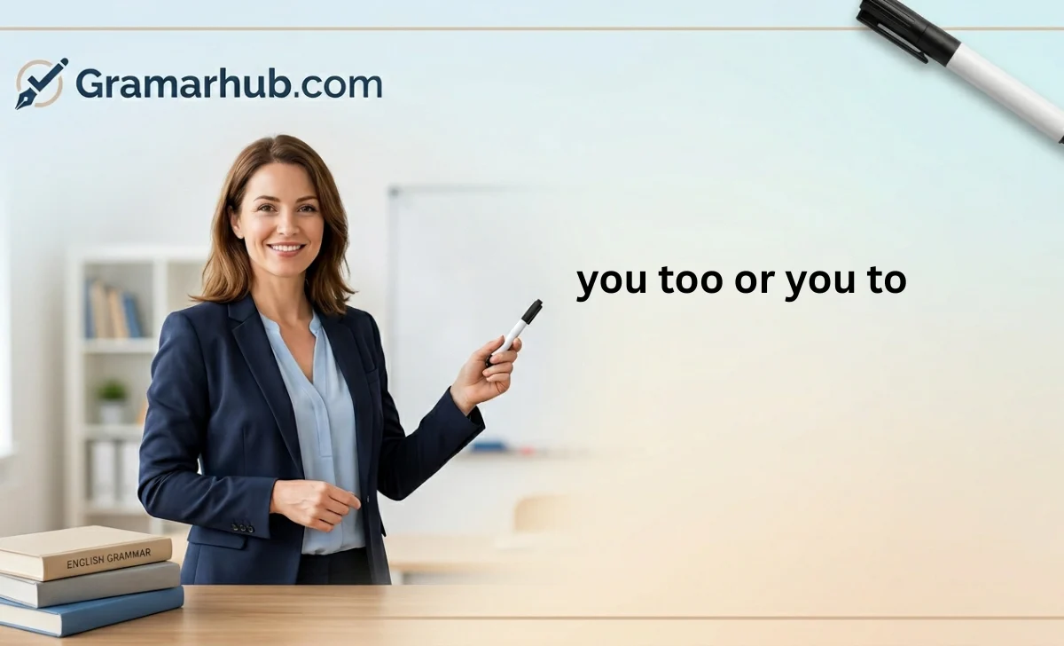 you too or you to