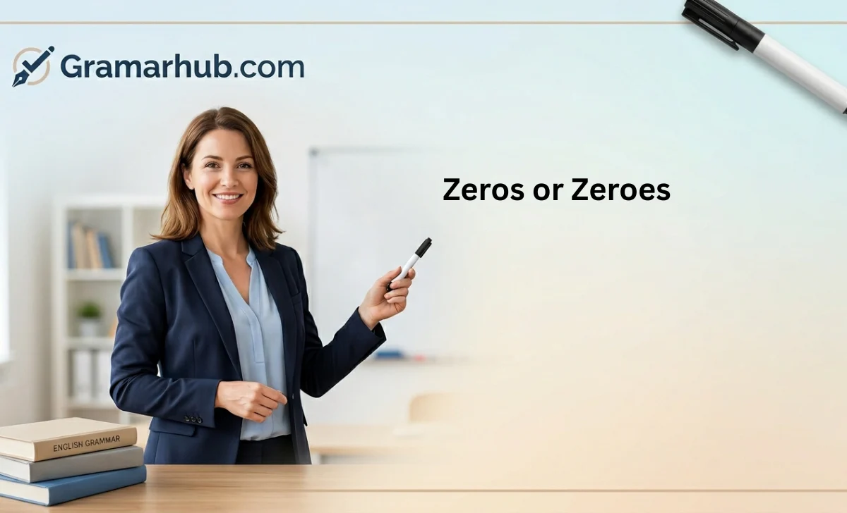 Zeros or Zeroes