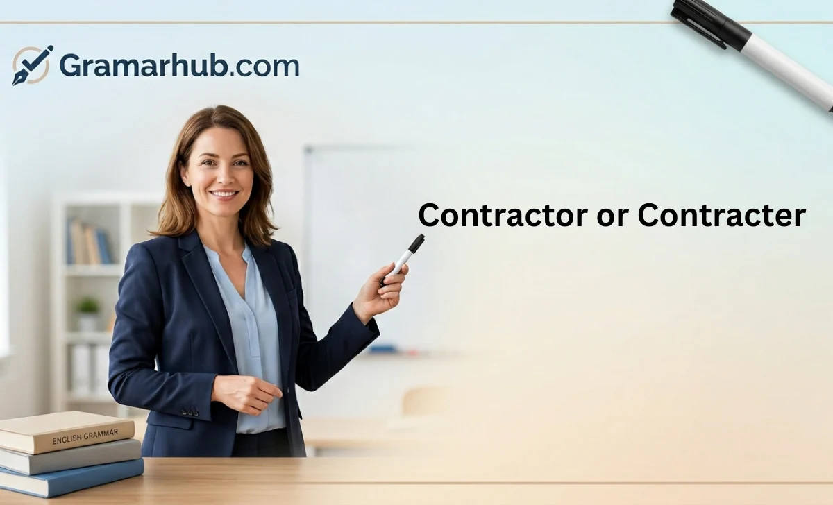 contractor or contracter